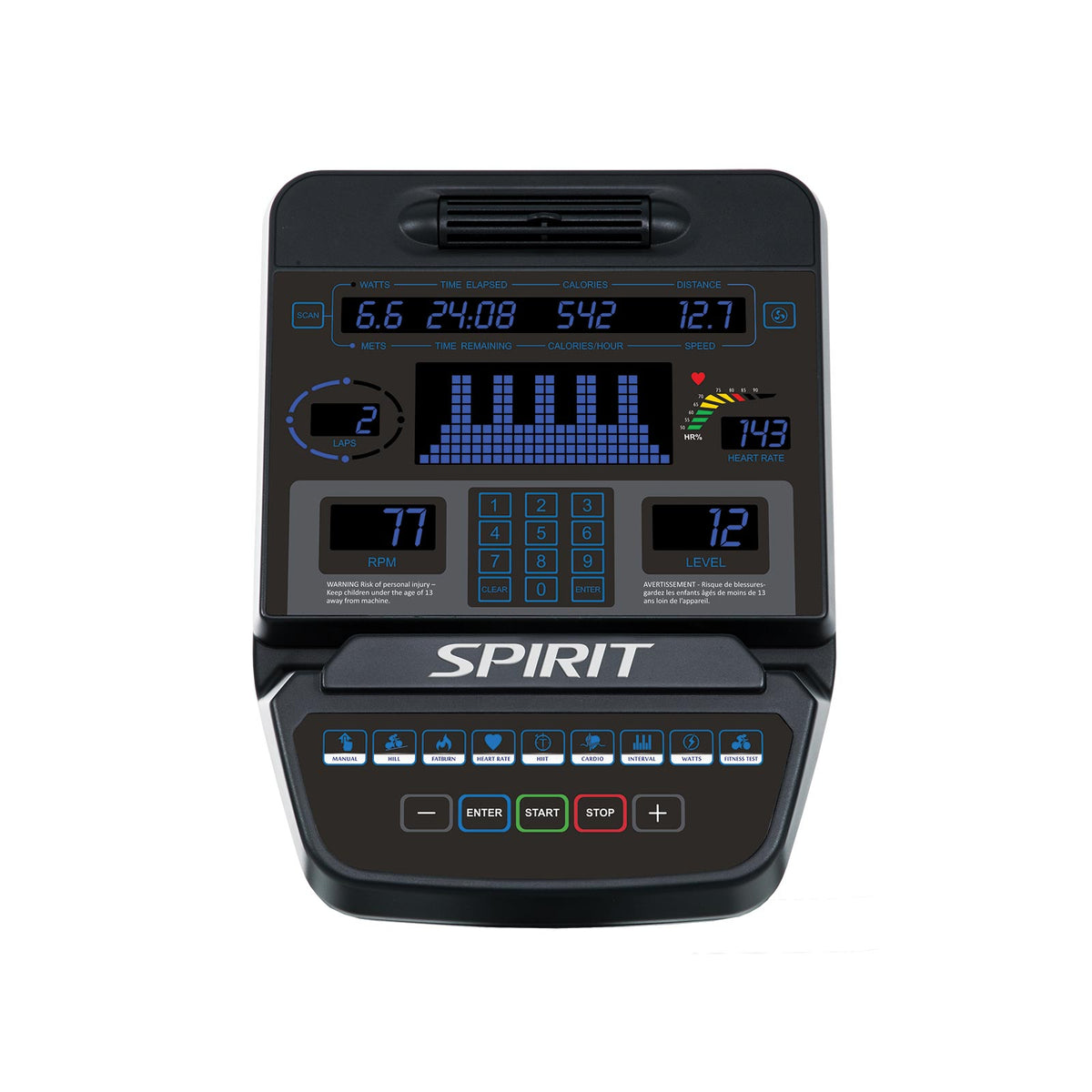Spirit CE900-LED Elliptical Cross Trainer