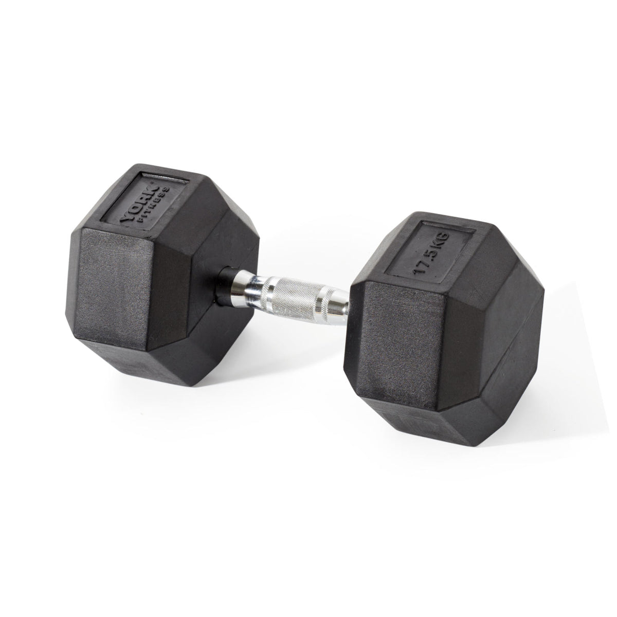 York 17.5kg Hex Dumbbell
