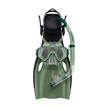 Mirage FSet36 Oasis  Adult Mask, Snorkel & Fins Set
