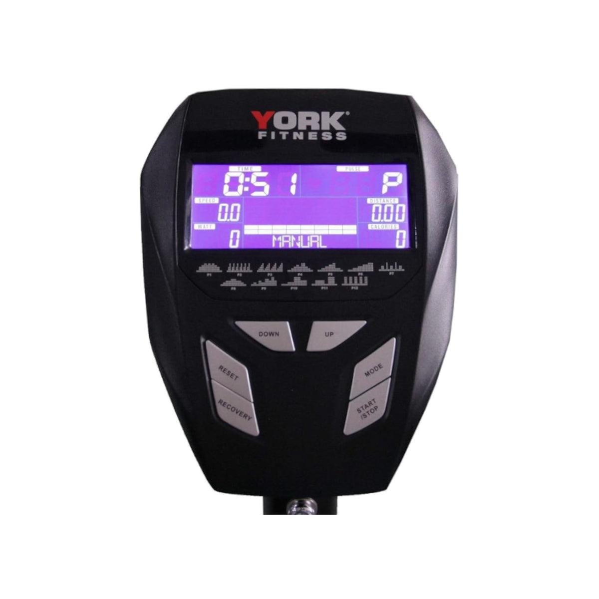 York X510 Elliptical Cross Trainer console