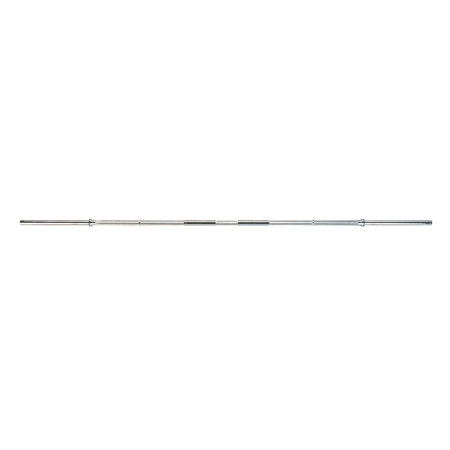 York 6'6"  Solid Knurled Chrome F.I.C. Bar