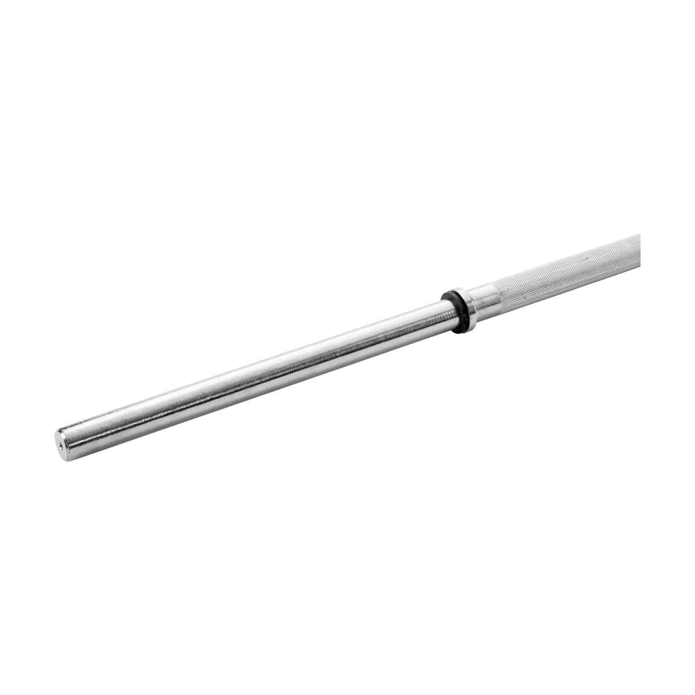 York 6'6"  Solid Knurled Chrome F.I.C. Bar