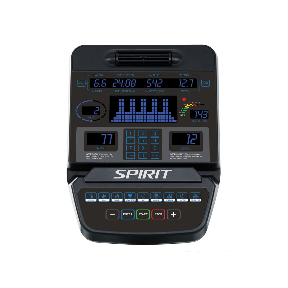 Spirit CE900-LED Elliptical Cross Trainer