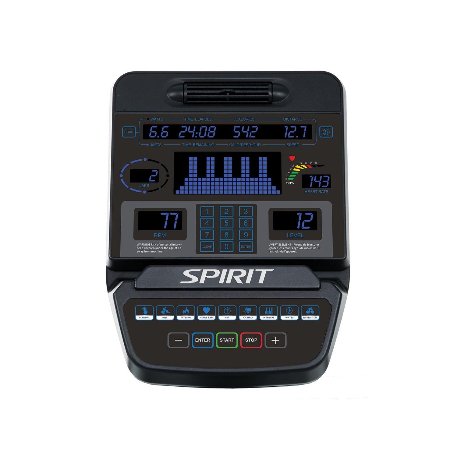 Spirit CE900-LED Elliptical Cross Trainer