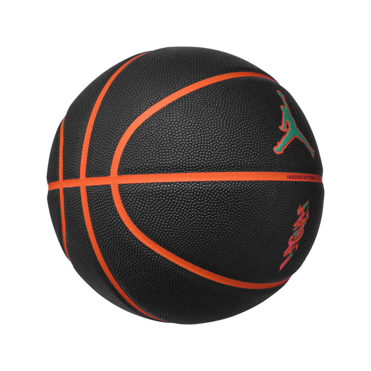 Jordan All Court 8P Z Williamson Basketball - Black/Cone/Emerald/Pink - Size. 7
