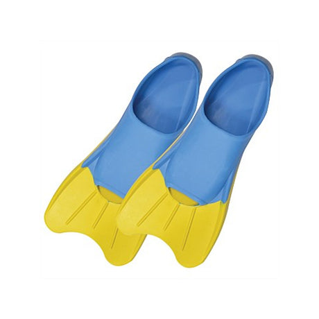 Mirage F005 Short Blade Training Fins - Blue/Yellow - M/L 9-11