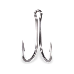 Mustad 7982HS-SS Double Dublin Point 70 Degree Angle Hook 9/0 - 10 Pack
