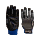 Mustad Casting Glove - Black/Grey/Blue - Large