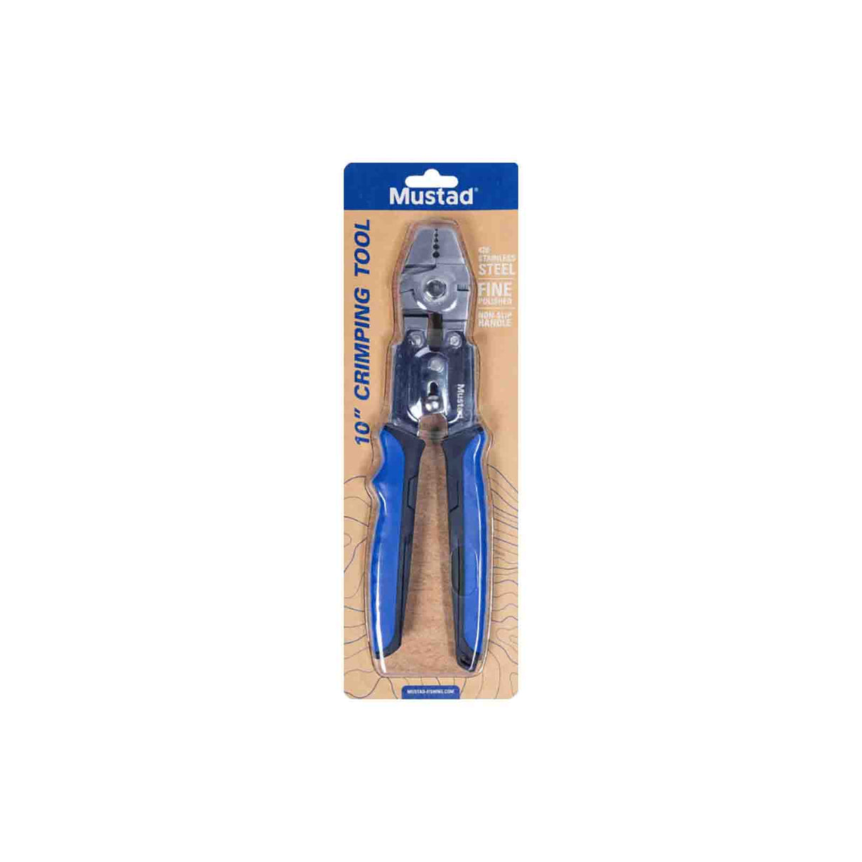 Mustad Stainless Steel 10" Crimping Tool