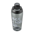 Nike TR Hypercharge Chug Water Bottle - 16oz - Anthracite/Black/Light Marine