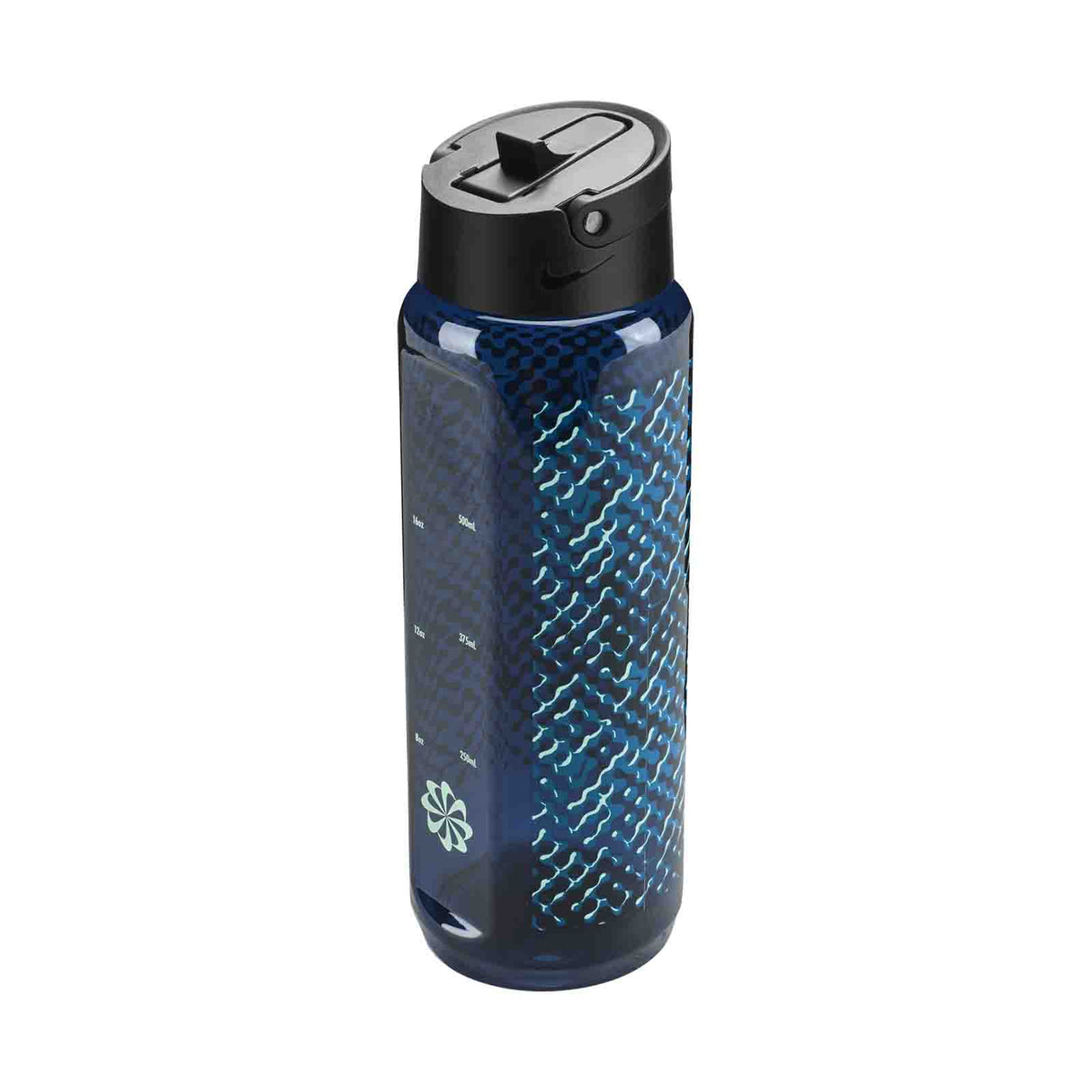 Nike TR Renew Recharge Straw Bottle - 24oz - Graphic Blue Void/Black/Green Abyss/Mint Foam