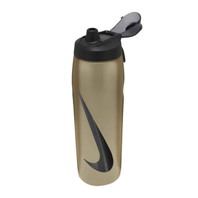 Nike Refuel Water Bottle with Locking Lid - 32oz - Metallic Gold/Black/Iridescent Black