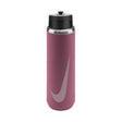 Nike Stainless Steel Recharge Straw Water Bottle - 24oz -   Peony/Black/Pink Foam