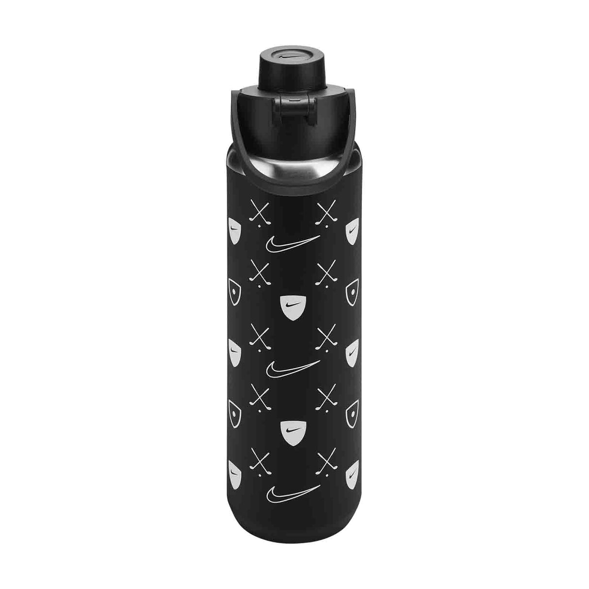 Nike Stainless Steel Chug Bottle - 24oz - Graphic - Black/White