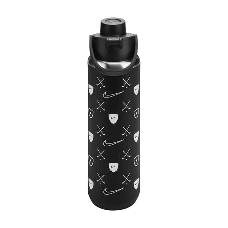 Nike Stainless Steel Chug Bottle - 24oz - Graphic - Black/White
