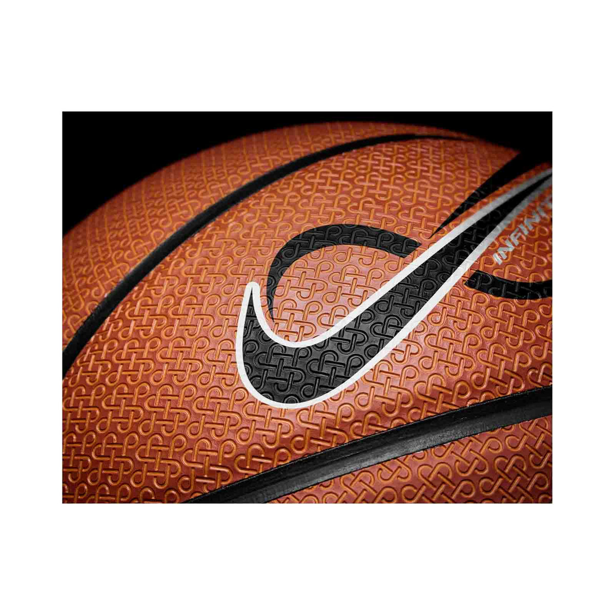 Nike Infinity Gametack Basketball - Amber/Black/Metallic Silver