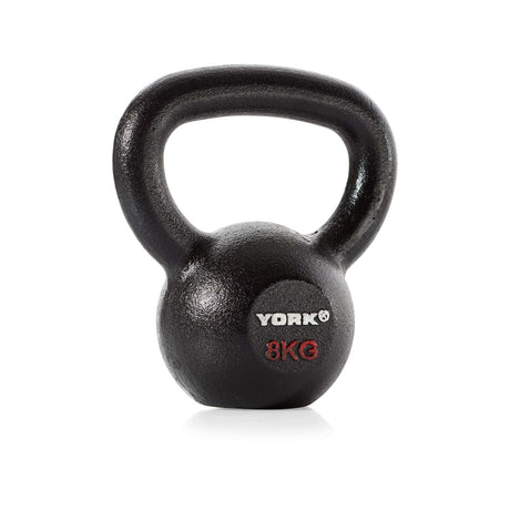 York 8kg Cast Iron Kettlebell