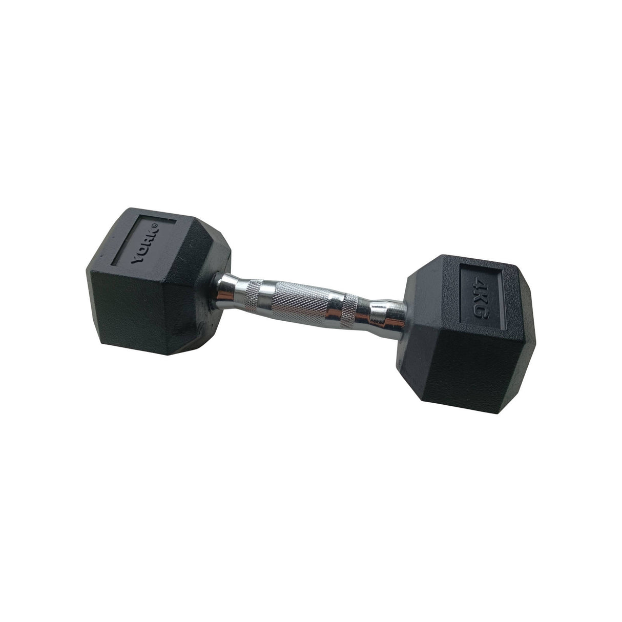 York  4kg Hex Dumbbell