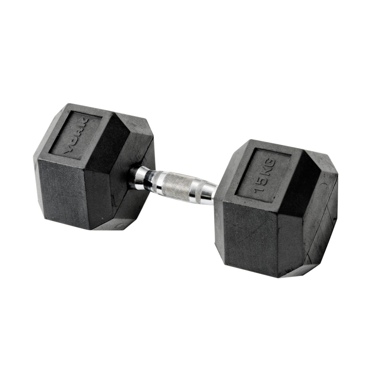York 15kg Hex Dumbbell