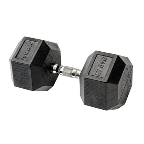 York 27.5kg Hex Dumbbell