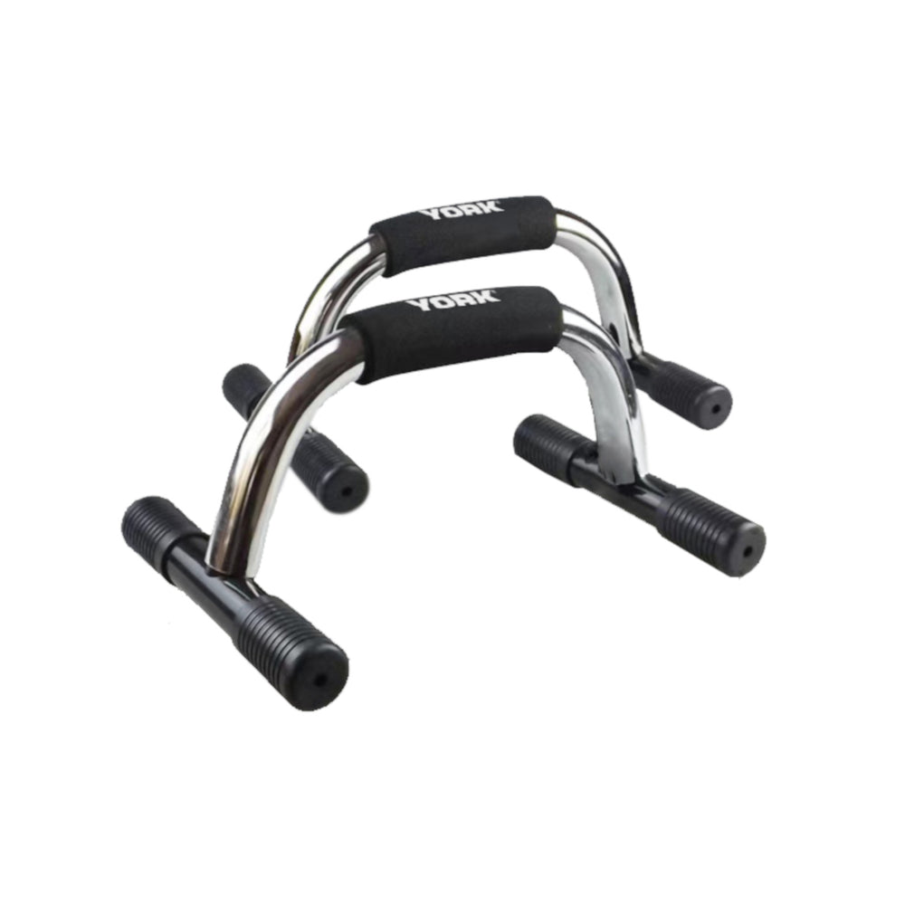 York Chrome Push Up Stands (Pair)